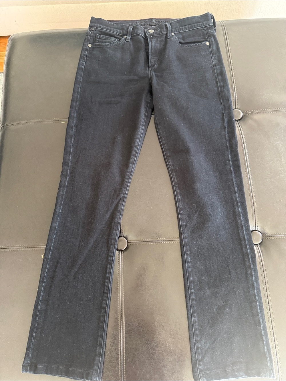 Citizens Of Humanity Elson Black Straight-Leg Jeans - Classic Five-Pocket
